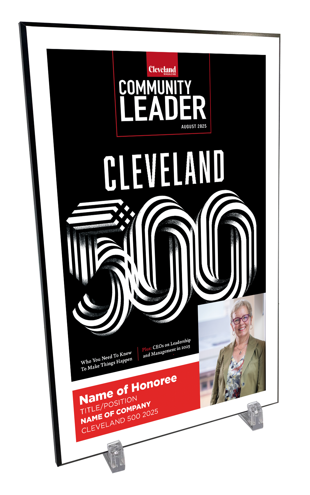 Cleveland 500 Cover Plaque