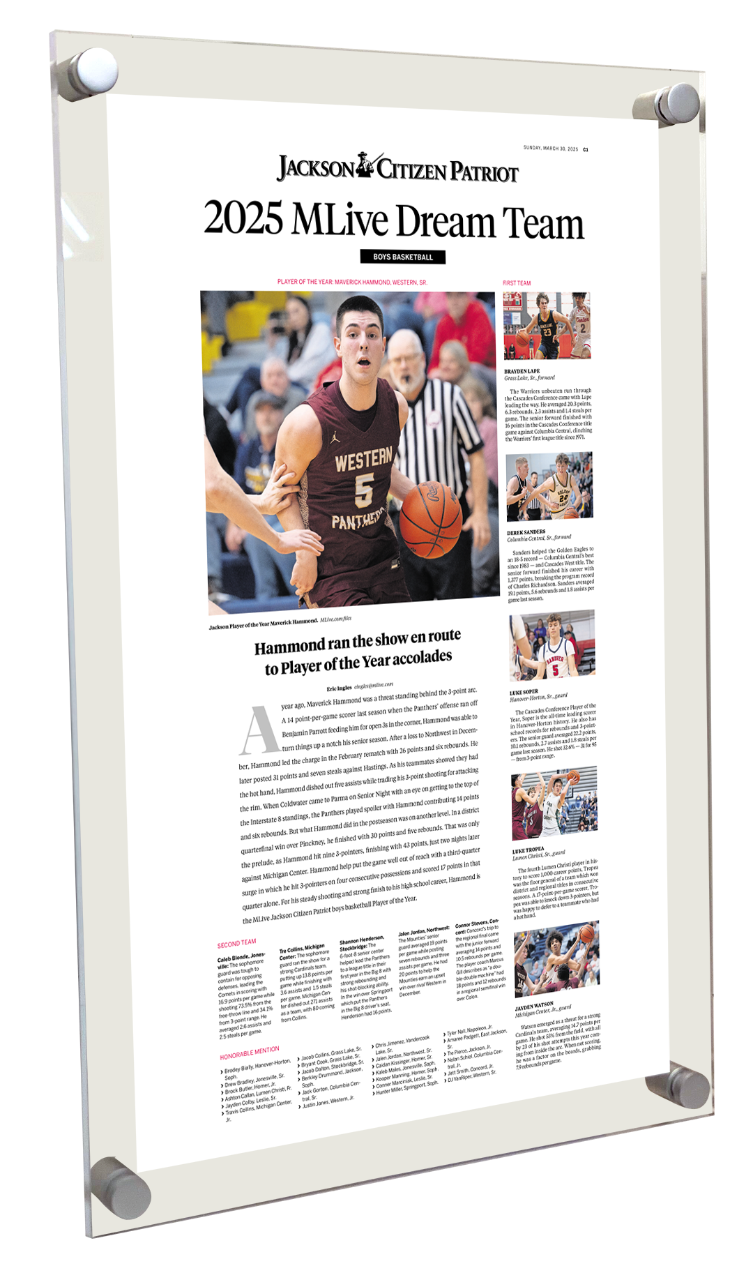 Dream Team - Acrylic Plaque