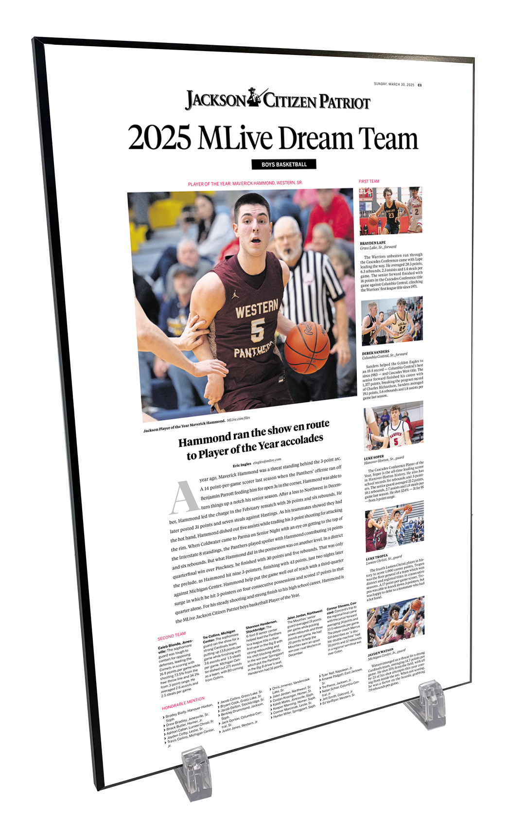 Dream Team - Wood Plaque