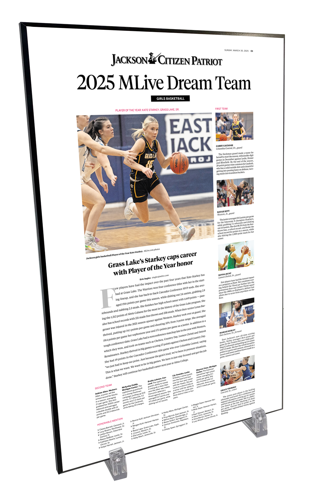 Dream Team - Wood Plaque