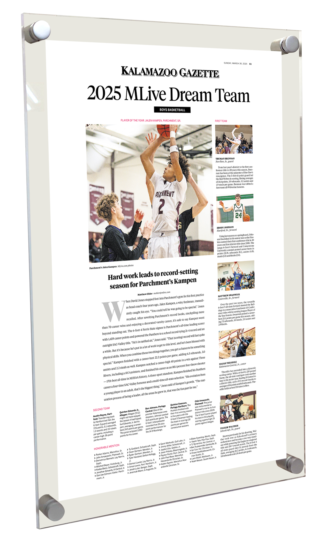 Dream Team - Acrylic Plaque