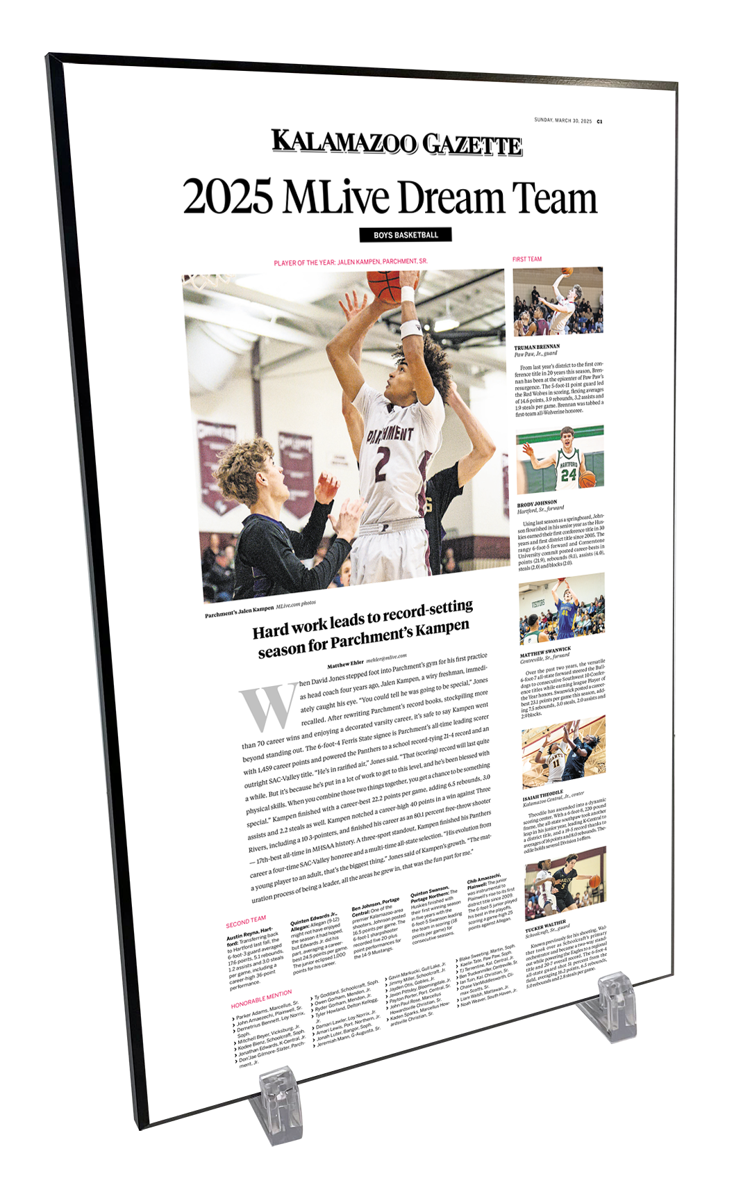 Dream Team - Wood Plaque