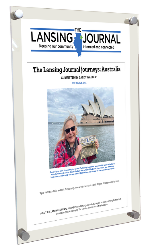 The Lansing Journal Acrylic Plaque