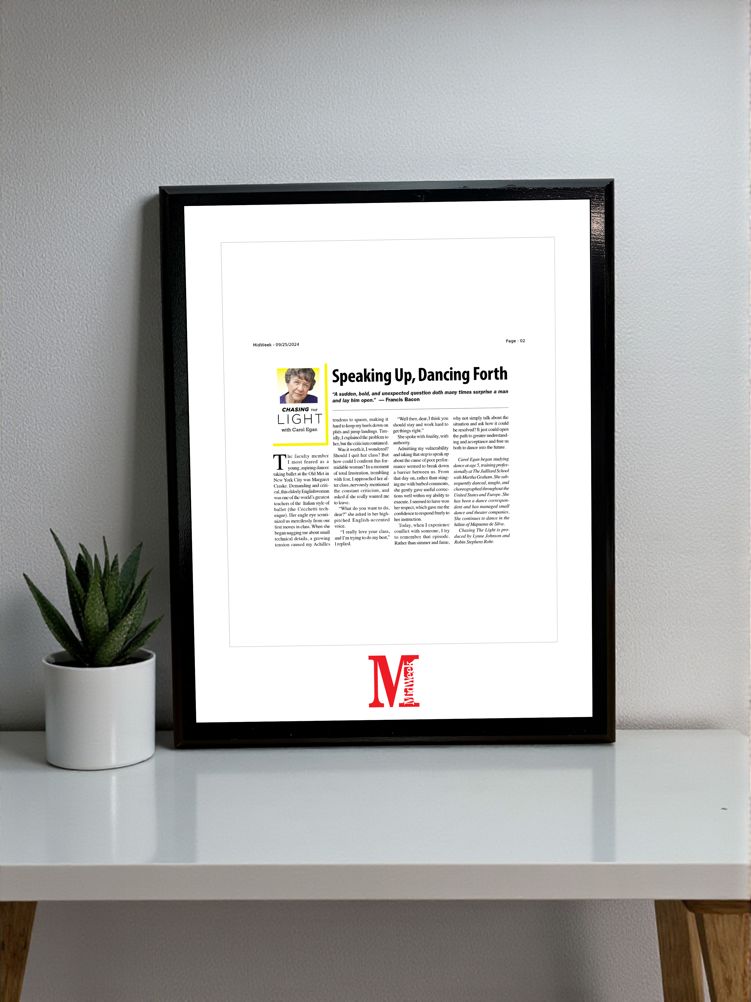 Oahu Publications Article - Classic Plaque