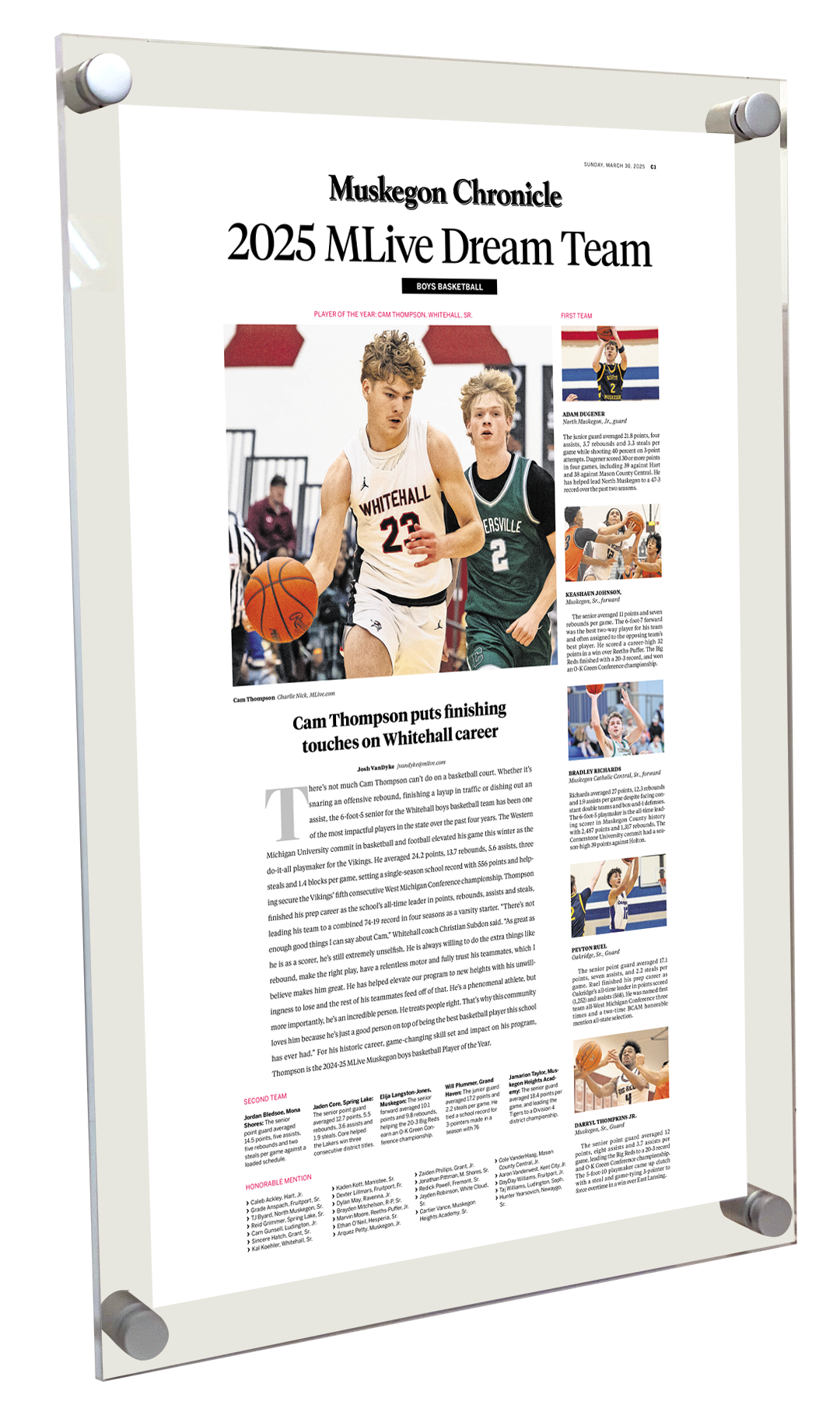 Dream Team - Acrylic Plaque