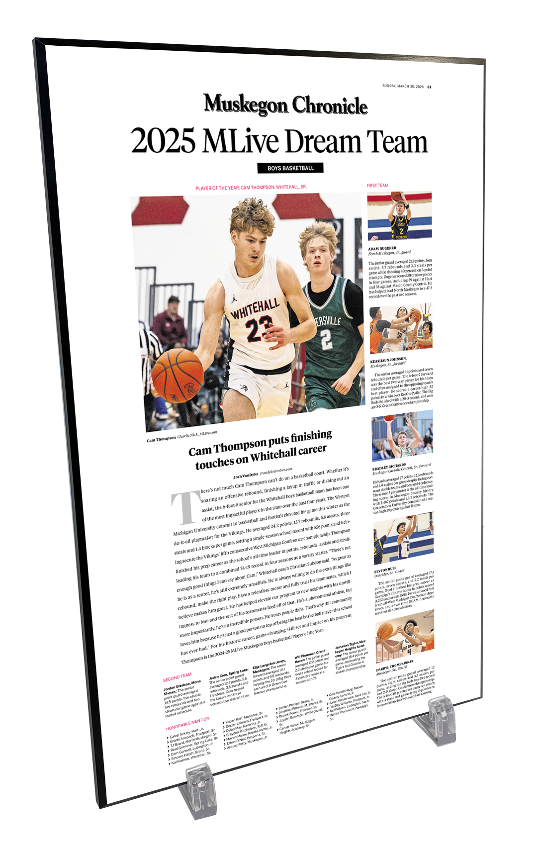 Dream Team - Wood Plaque