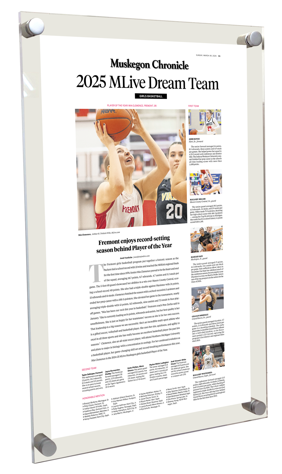 Dream Team - Acrylic Plaque