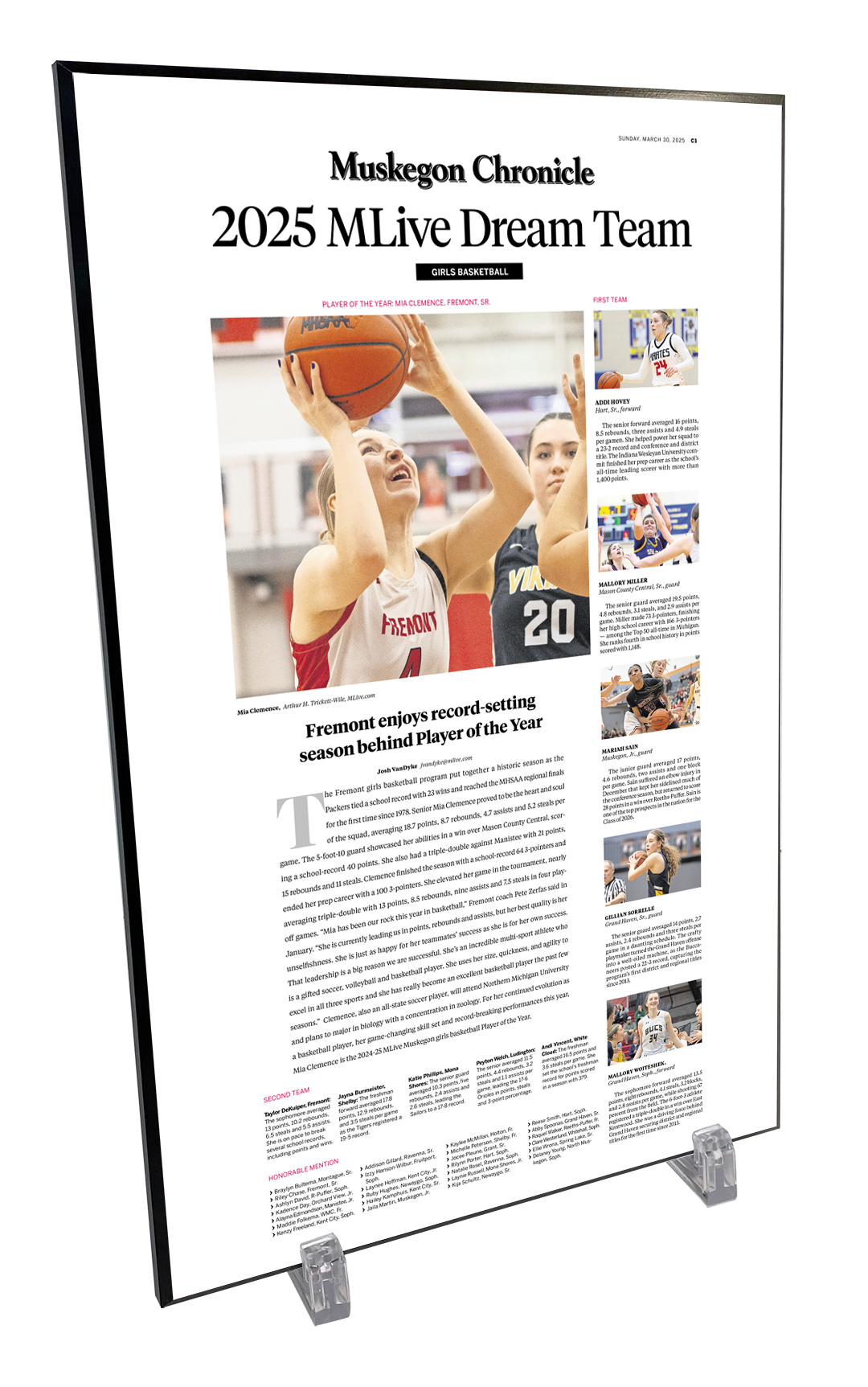 Dream Team - Wood Plaque