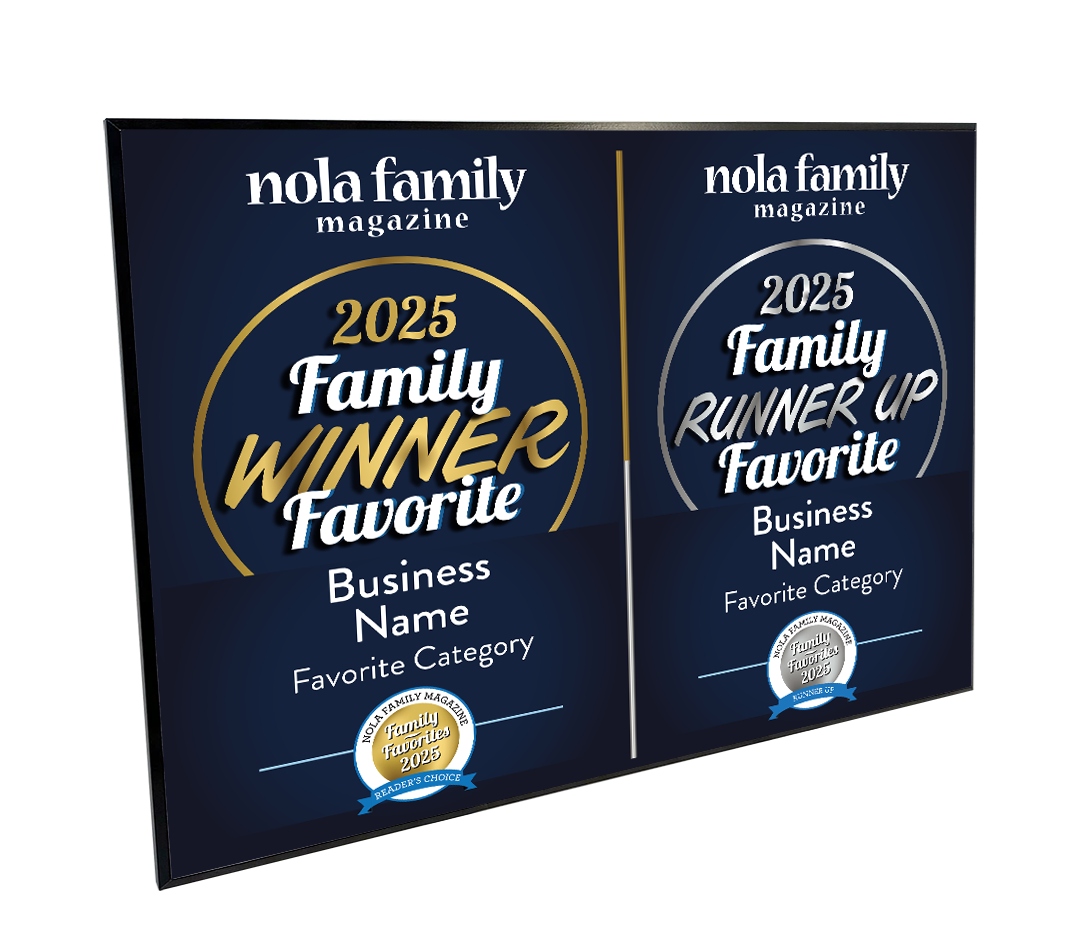 Nola Family Favorites Award Plaque