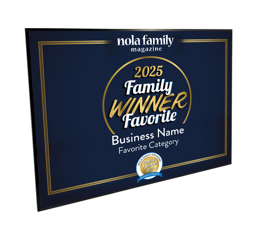 Nola Family Favorites Award Plaque