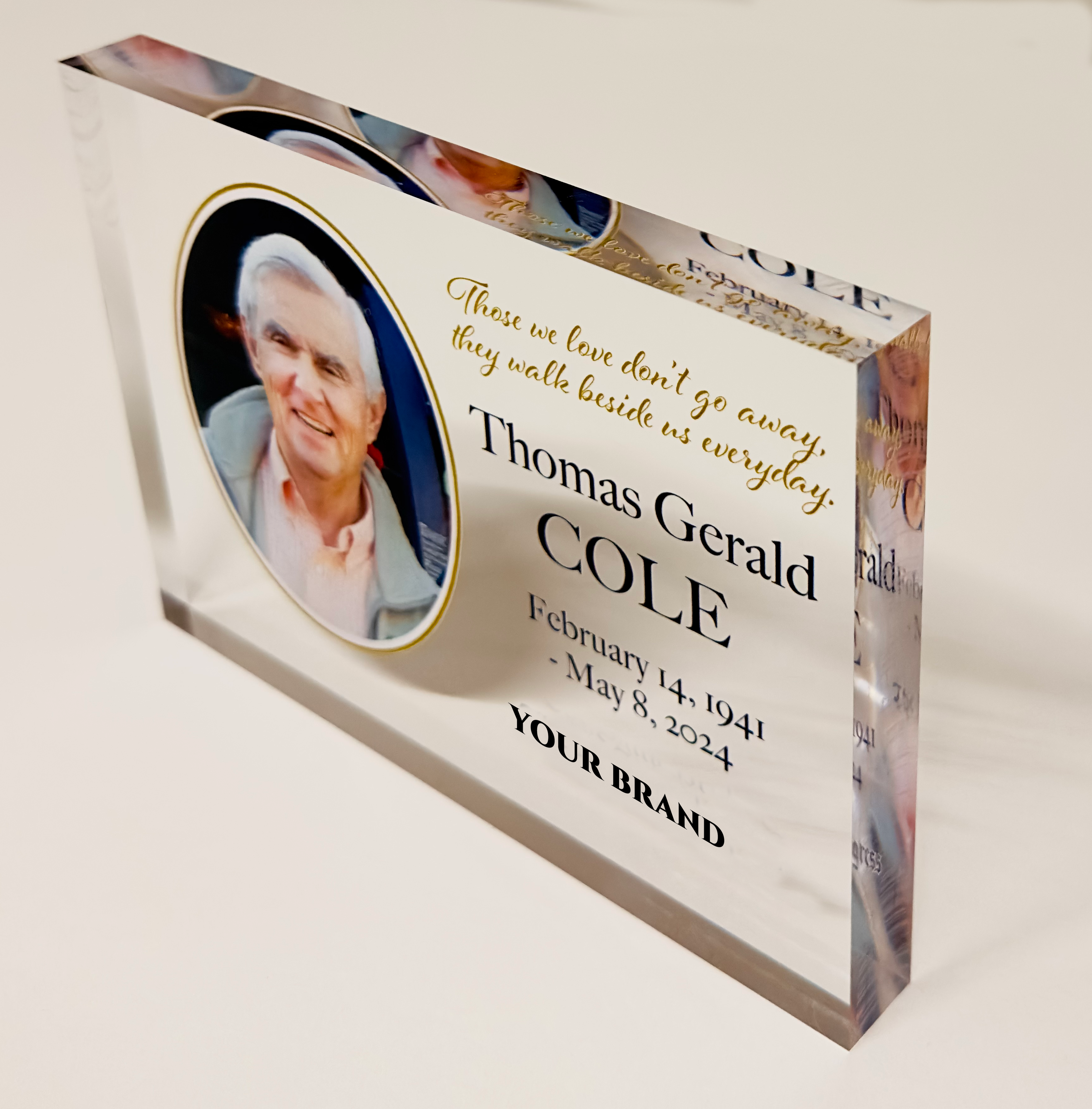 Tulsa World Acrylic Photo Block