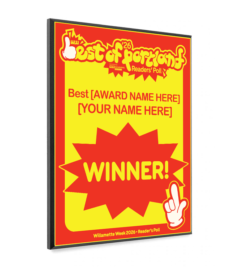 Willamette Week - Best of Portland - Wood Plaque