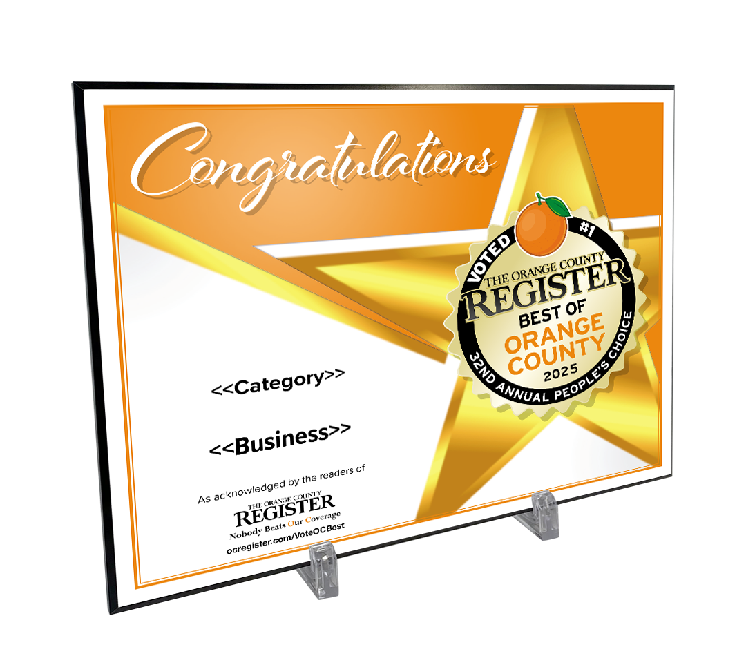 Best Of Orange County Award - Modern Hardi-plaque