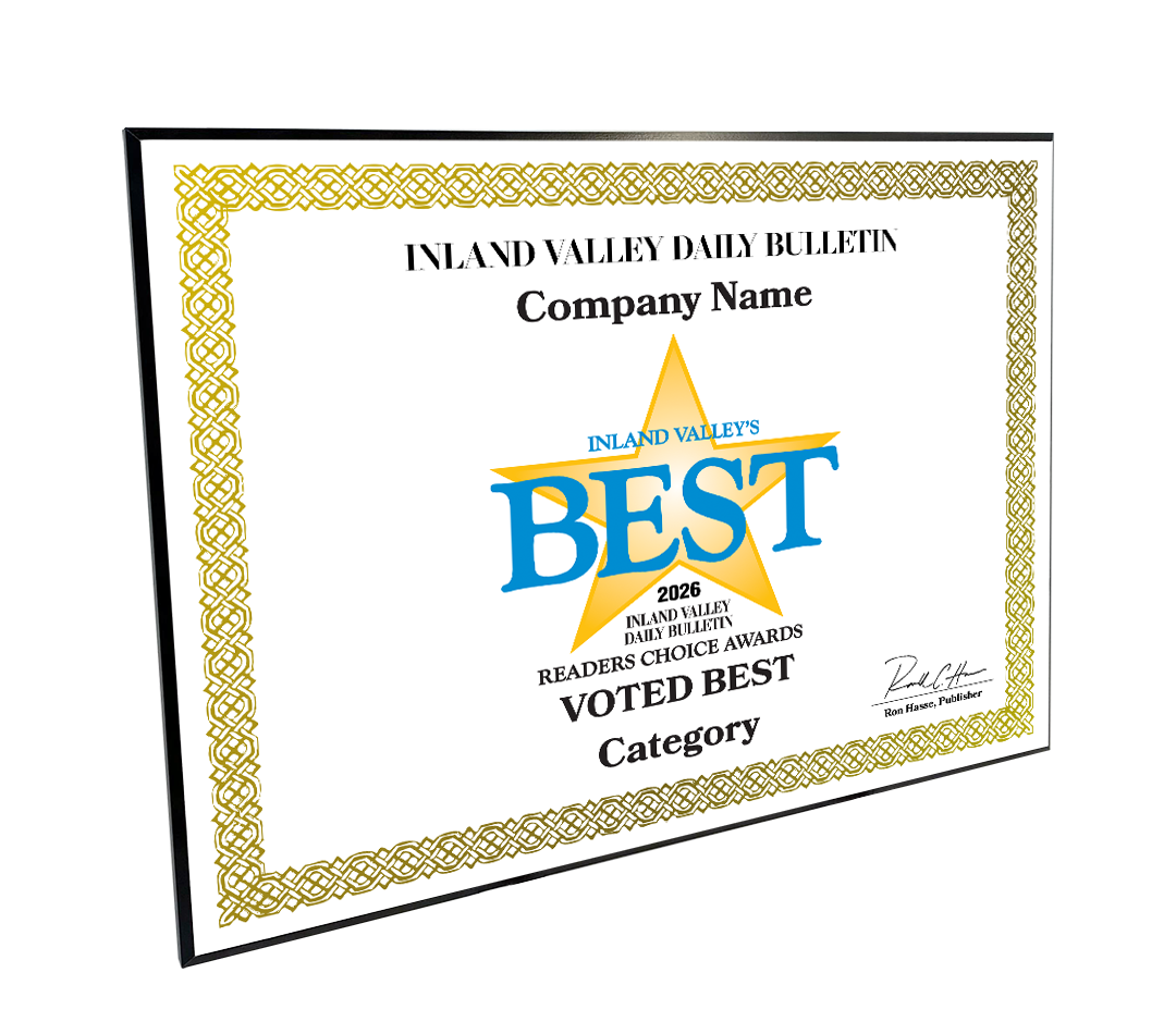 IVDB Best Of and Readers Choice Certificate - Modern Hardi-plaque
