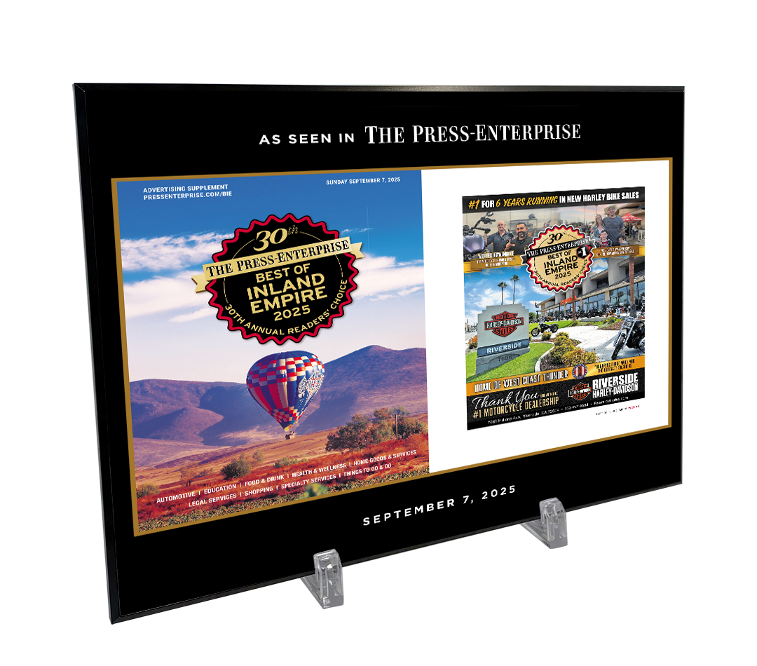 Best of Inland Empire Readers Choice - Modern Hardi-plaque