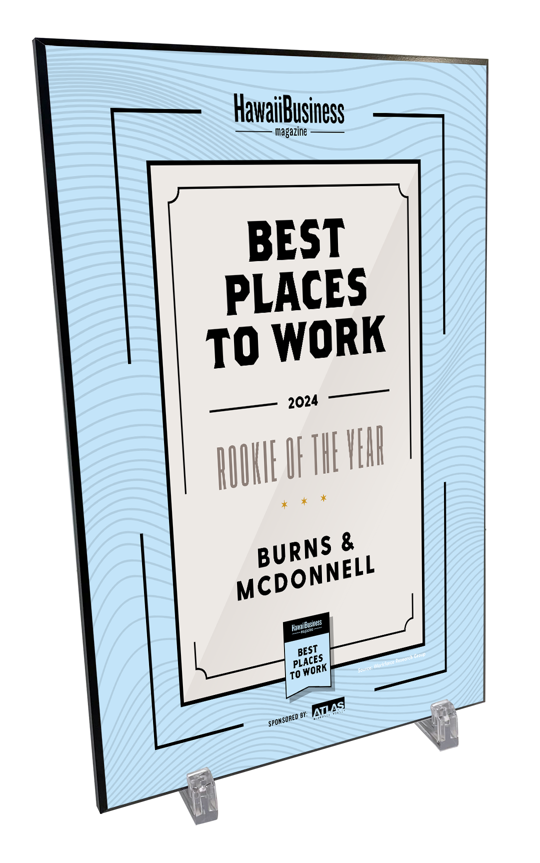 Hawaii Business Best Places to Work - Plaque