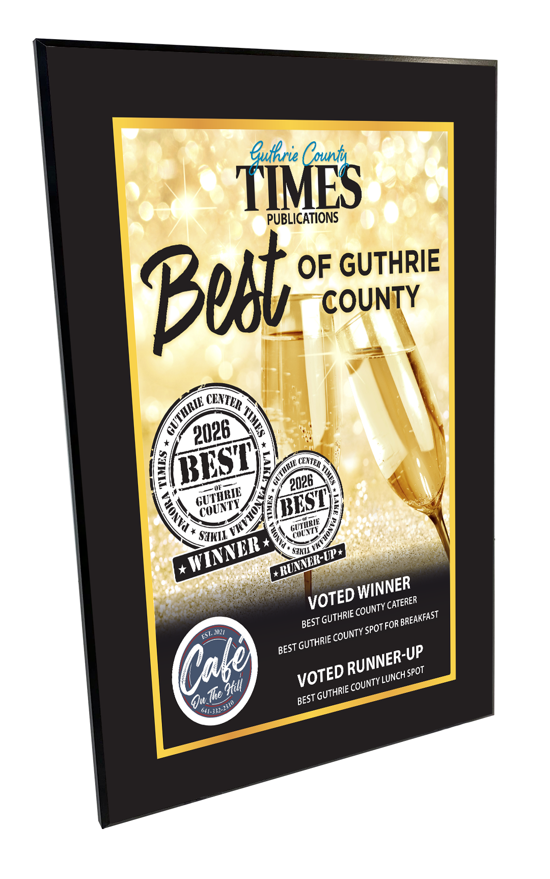 Guthrie Center Times - Best of Guthrie County - Plaques
