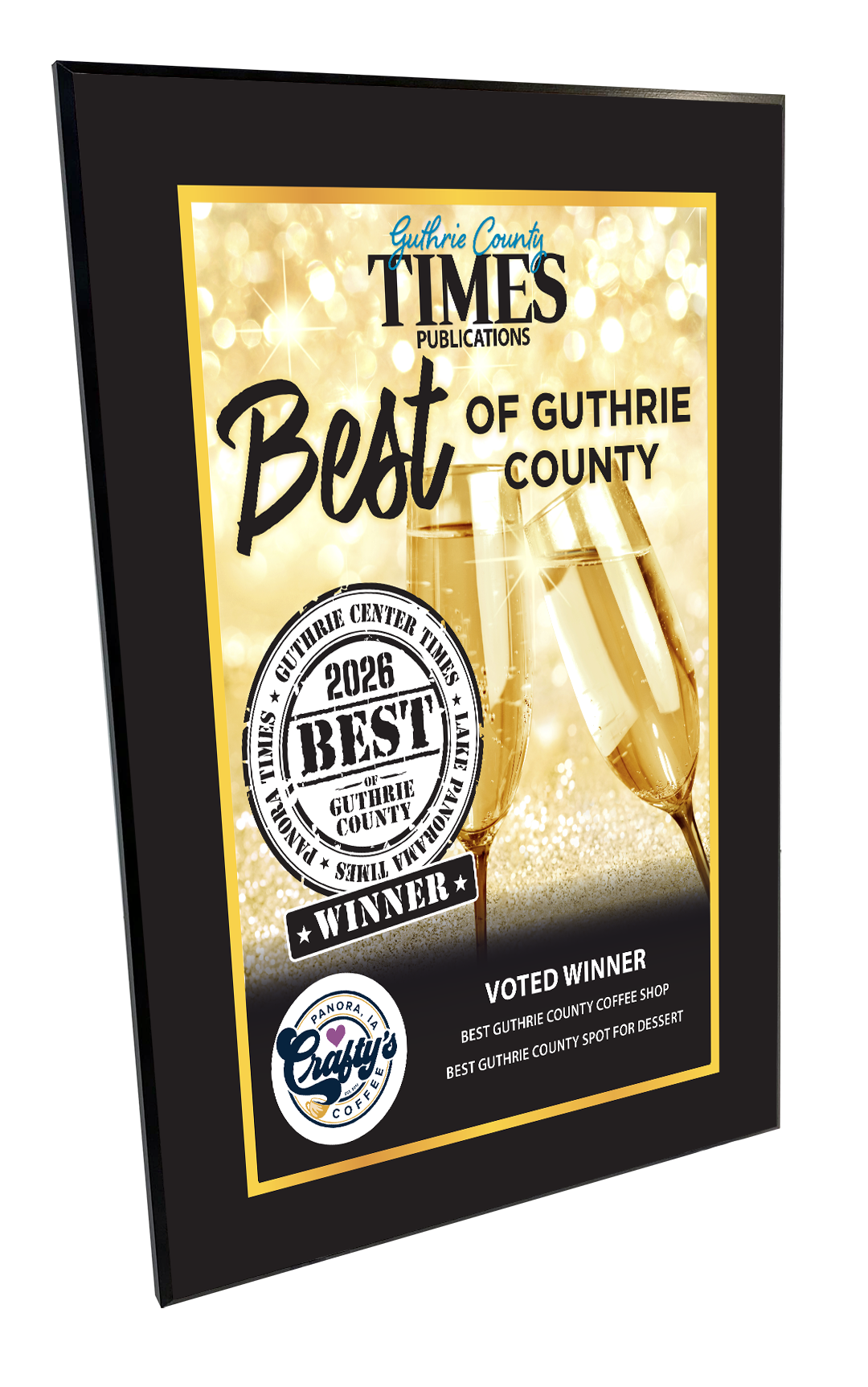 Guthrie Center Times - Best of Guthrie County - Plaques