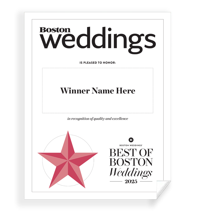 “Best of Boston Weddings” - Award Print