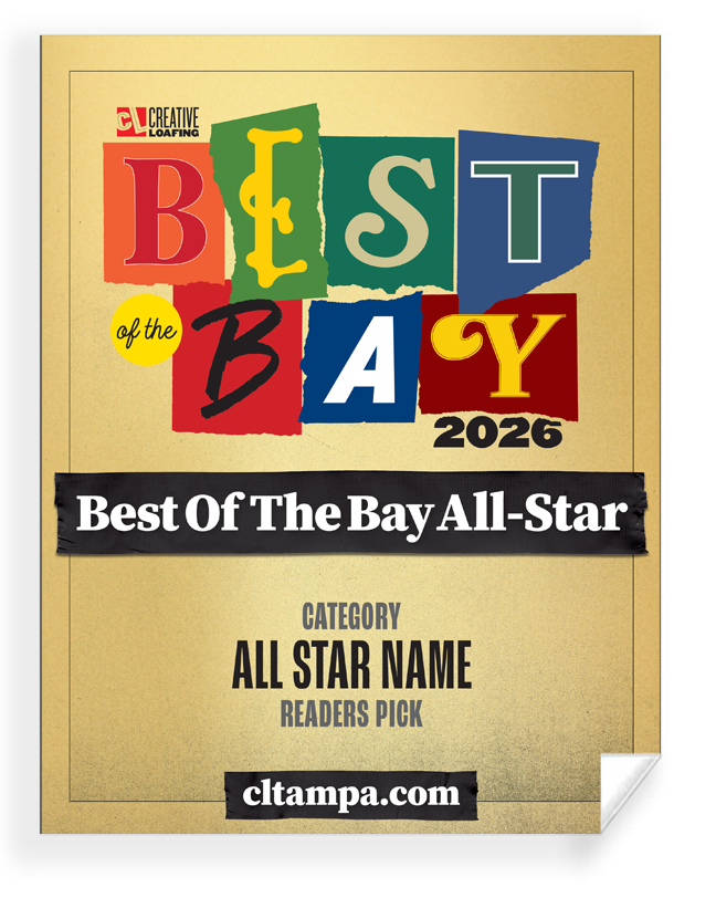 CL Tampa Bay Best of the Bay | Window Decal