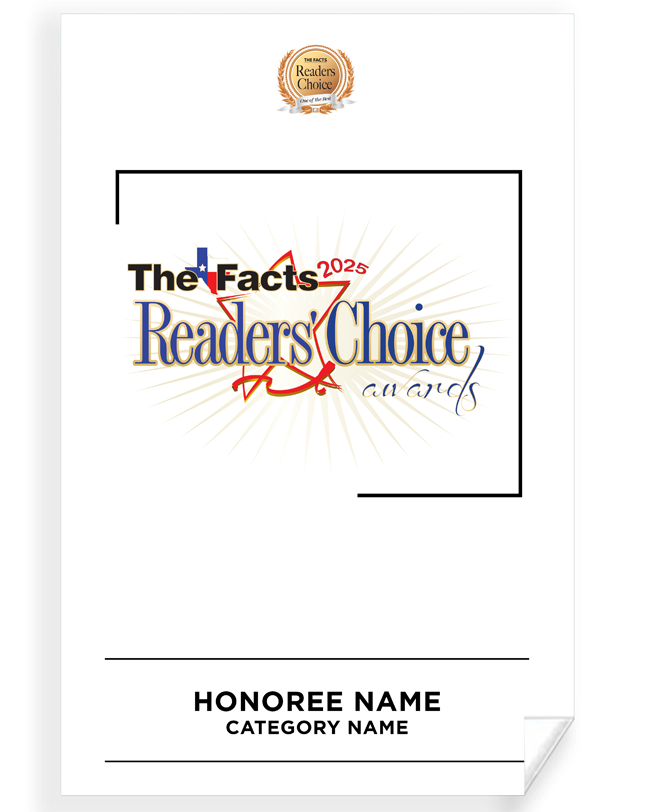 The Facts Readers Choice Award Reprint/Poster