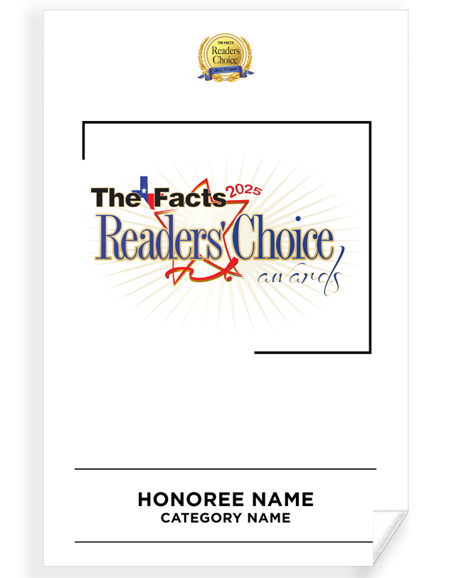 The Facts Readers Choice Award Reprint/Poster