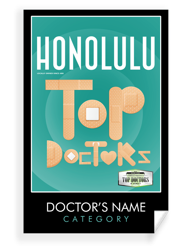 HONOLULU Magazine Top Doctors Window Clings