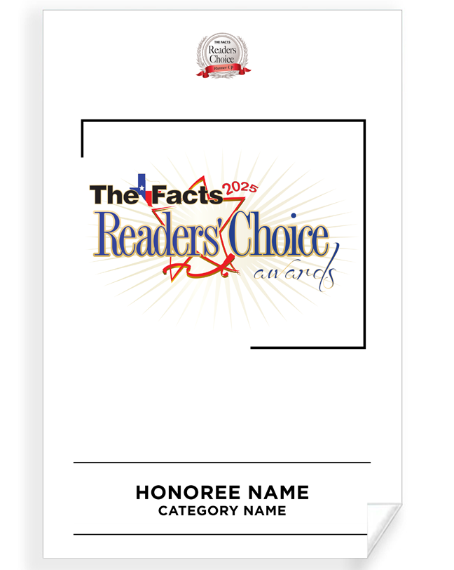 The Facts Readers Choice Award Reprint/Poster