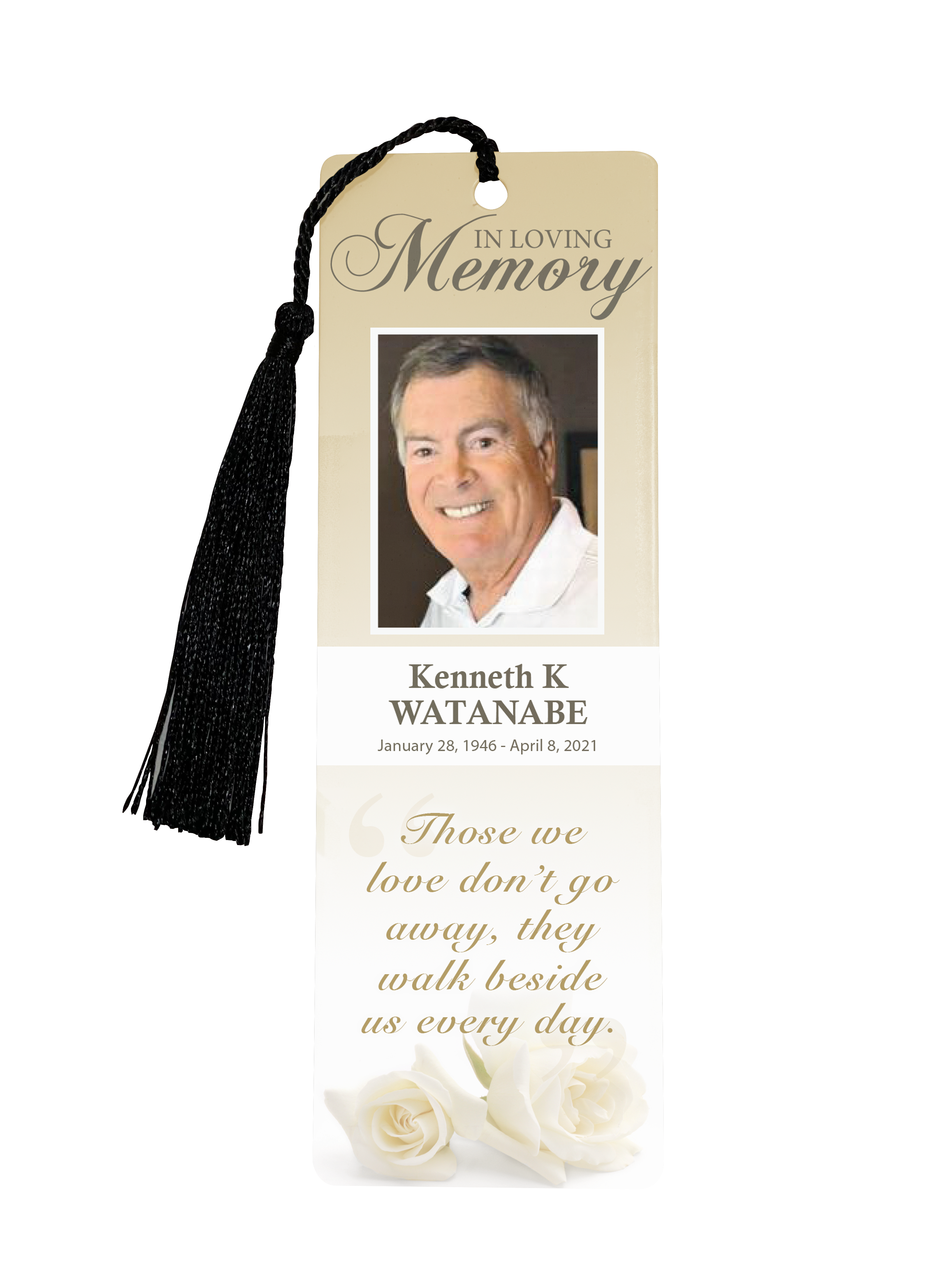 The Dells City Journal Memorial Bookmark