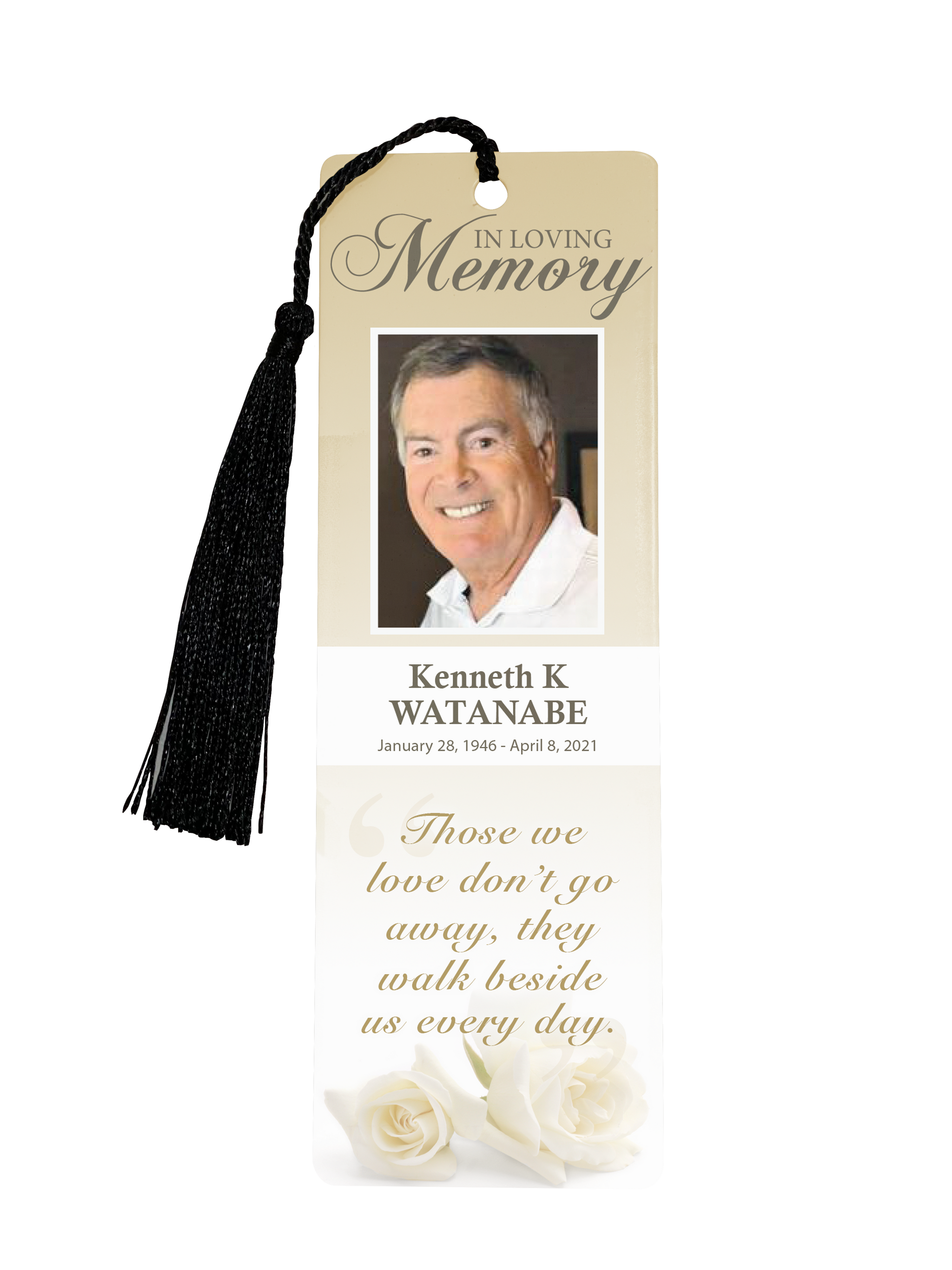 The Dells City Journal Memorial Bookmark