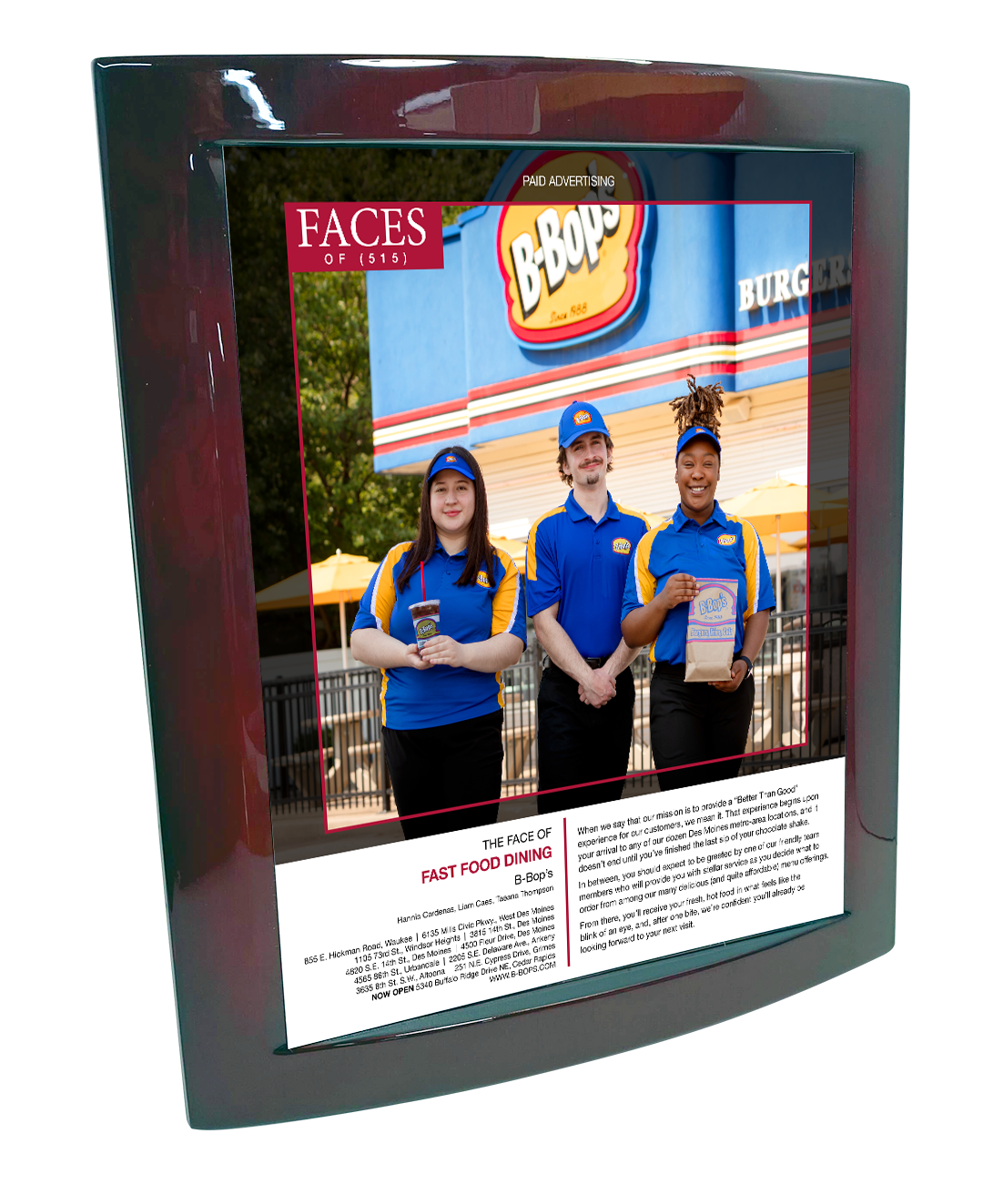 CITYVIEW - FACES - Eclipse Plaque with Metal Inlay