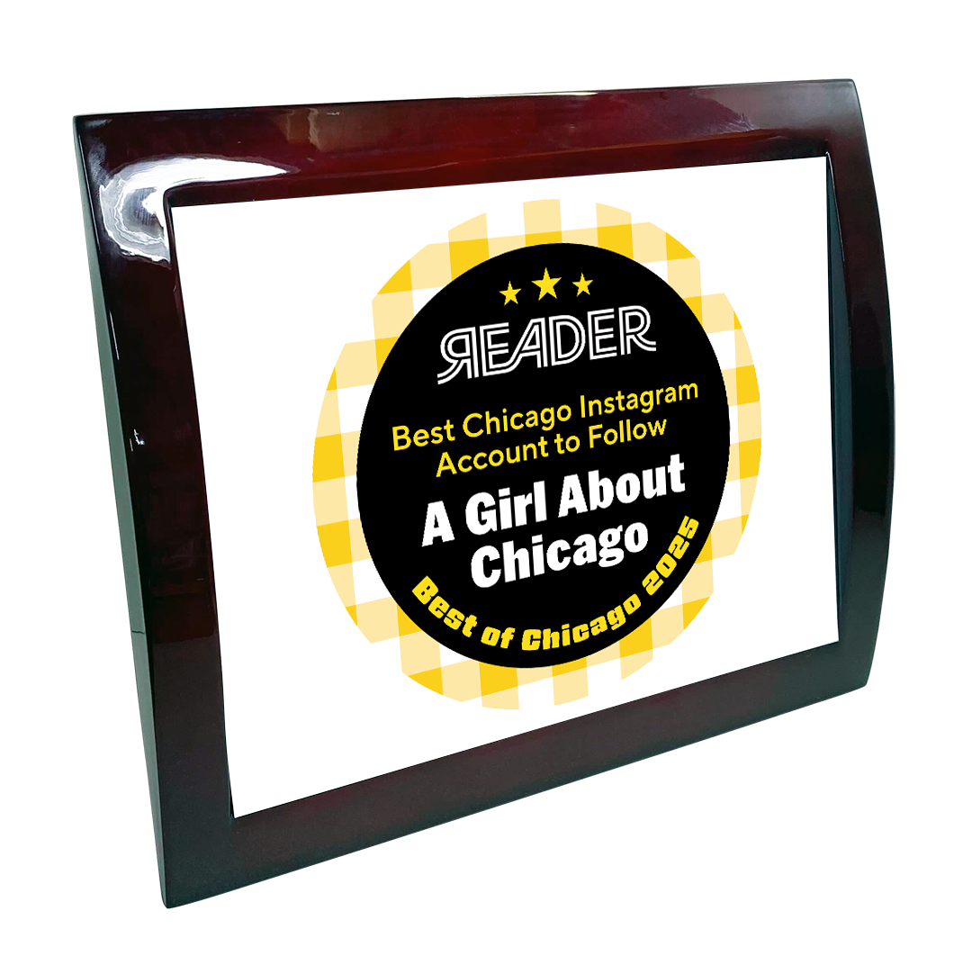 Chicago Reader: Best of Chicago Awards - Eclipse Plaque with Metal Inlay