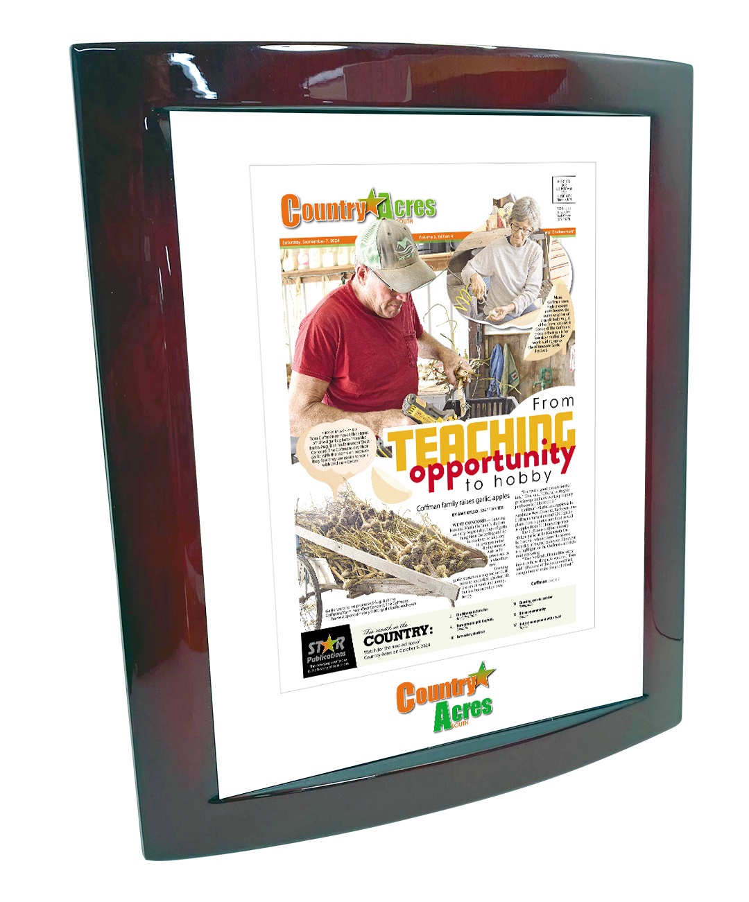 Star Publications Article Eclipse Plaque with Metal Inlay