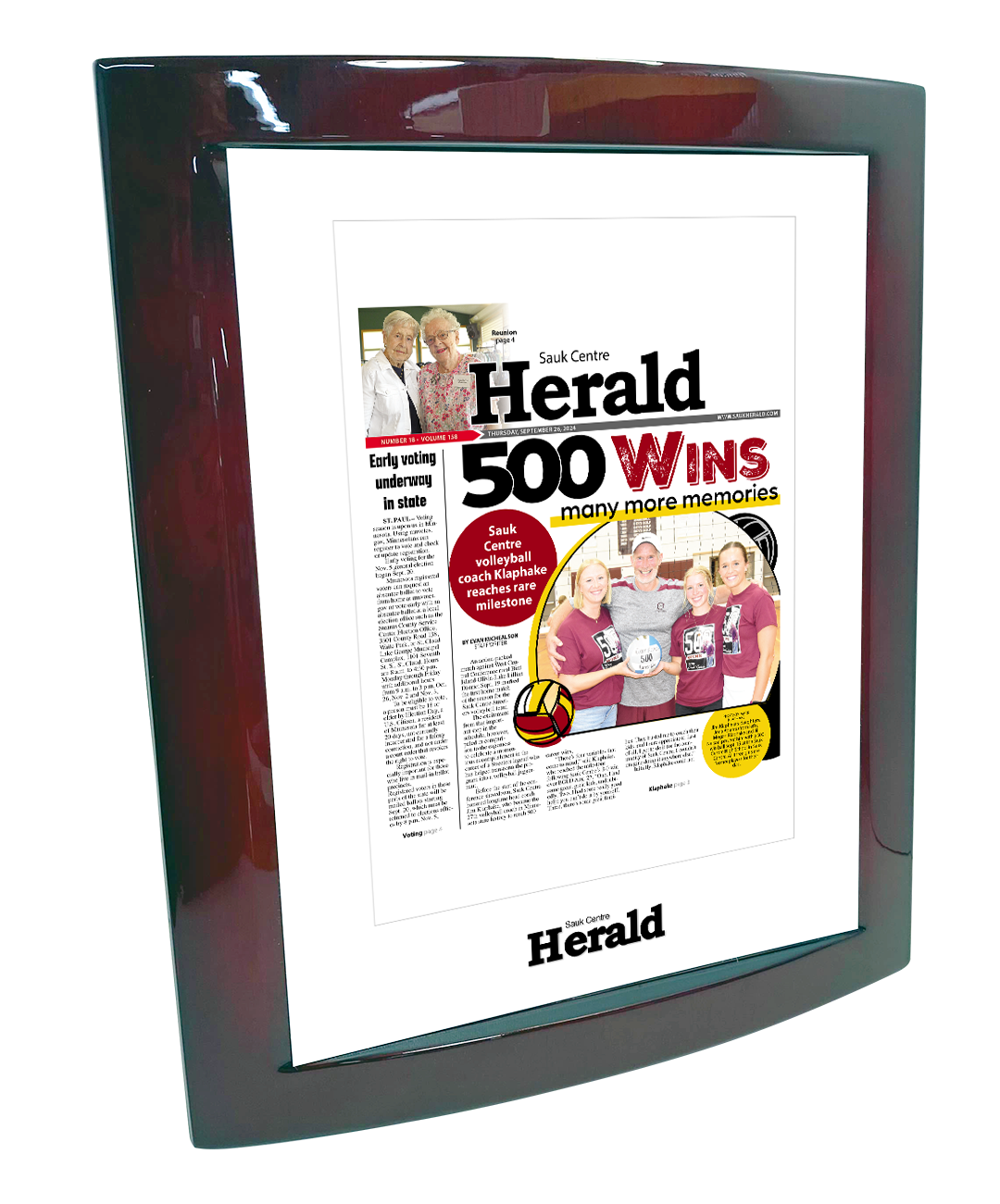 Star Publications Article Eclipse Plaque with Metal Inlay