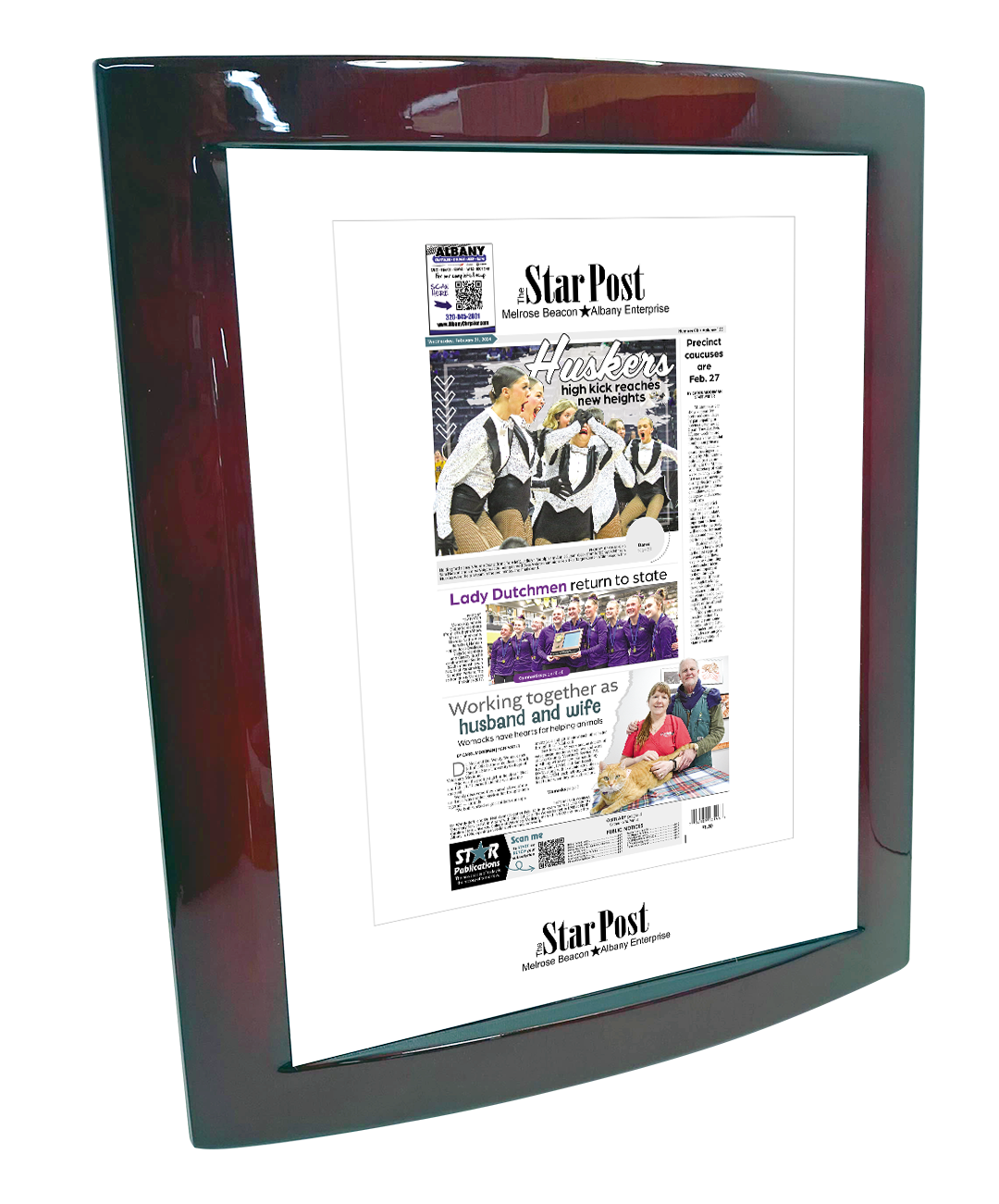 Star Publications Article Eclipse Plaque with Metal Inlay