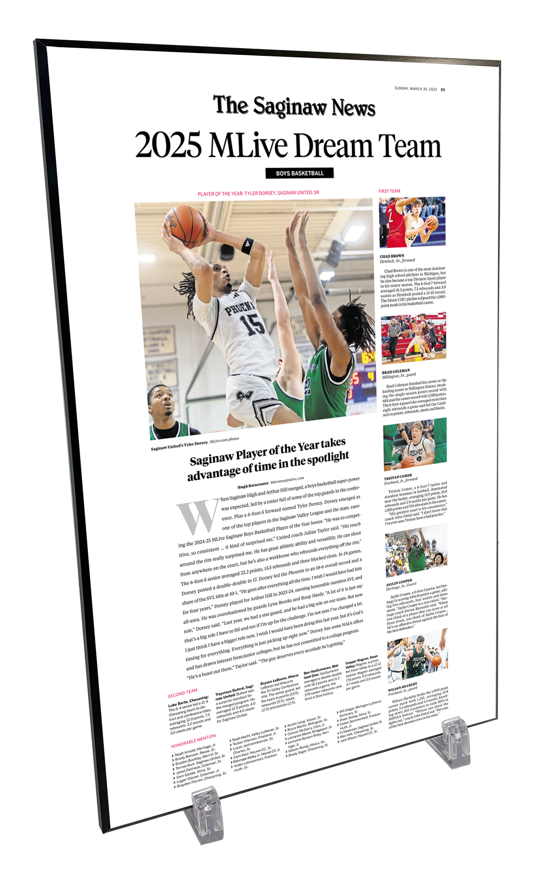 Dream Team - Wood Plaque