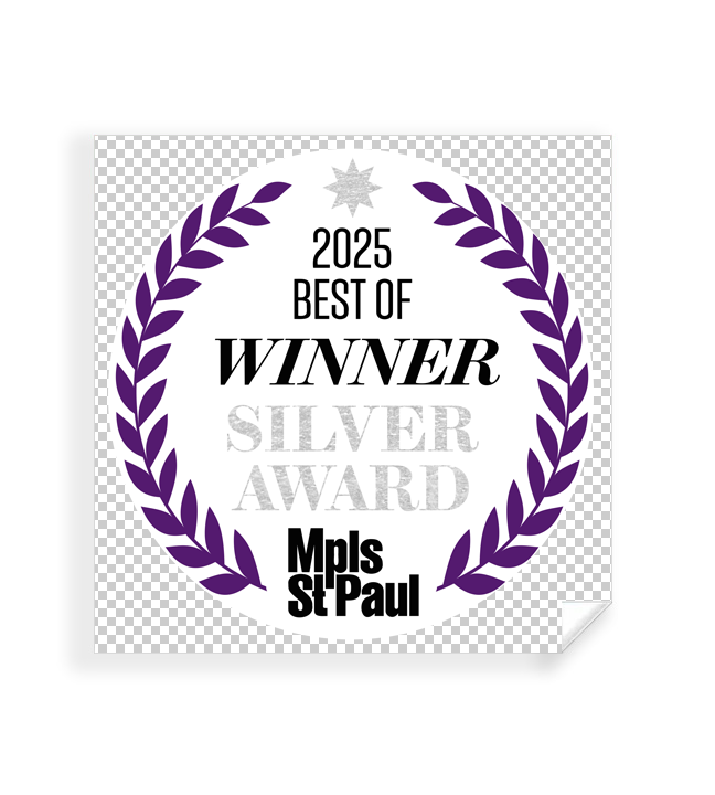 Mpls St. Paul - Best of Twin Cities - Transparent Window Cling