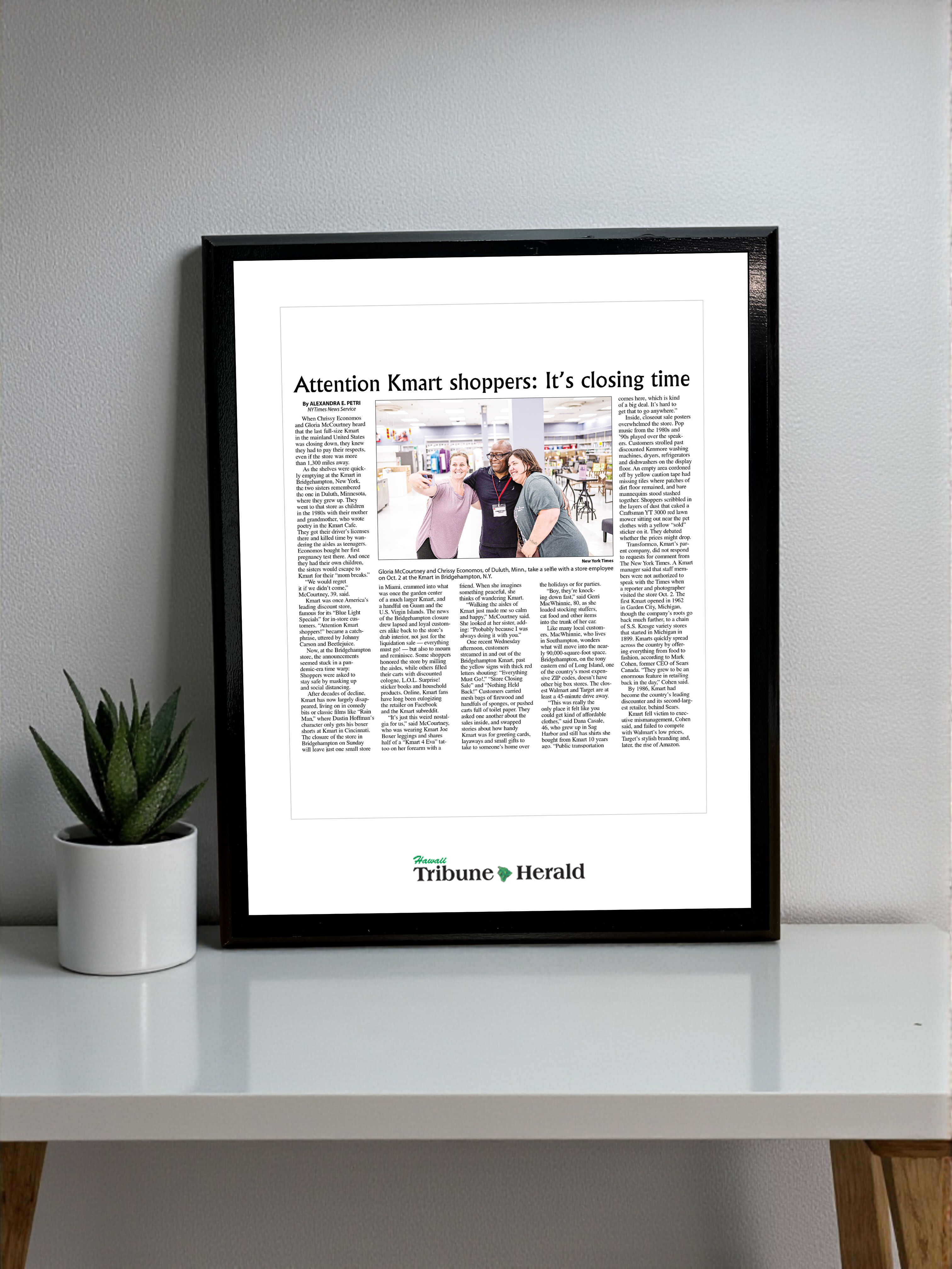 Oahu Publications Article - Classic Plaque