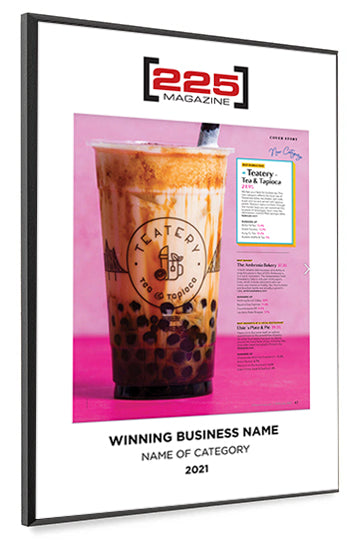 Best Of 225 Magazine Cover Plaque - Modern Mount