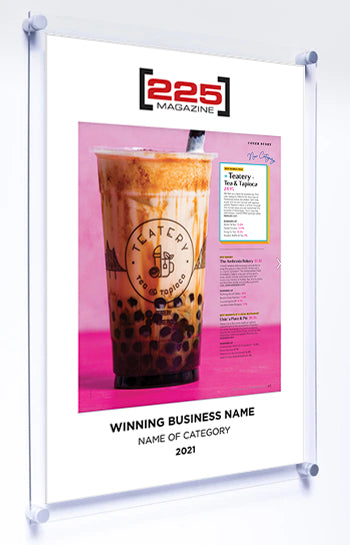 Best Of 225 Magazine Cover Plaque - Acrylic Standoff