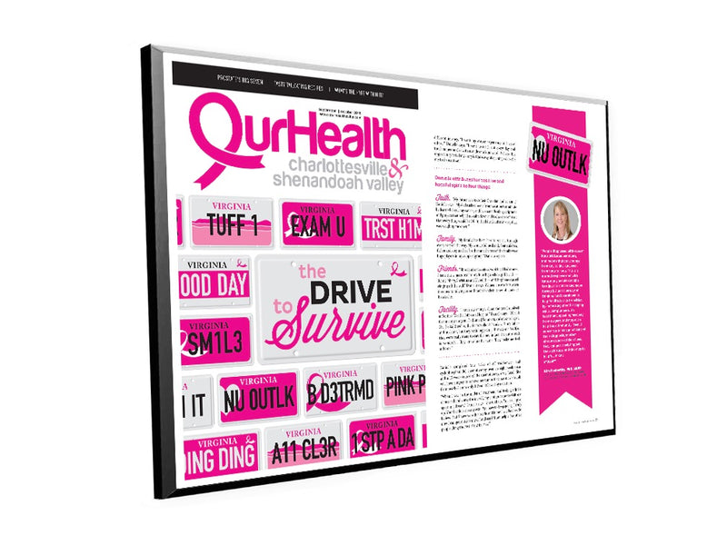 OurHealth Cover/Article Plaque by NewsKeepsake