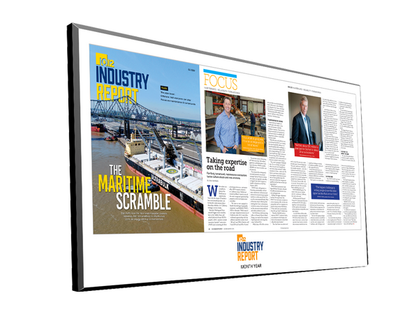 10/12 Industry Report Article & Cover Spread Plaques by NewsKeepsake