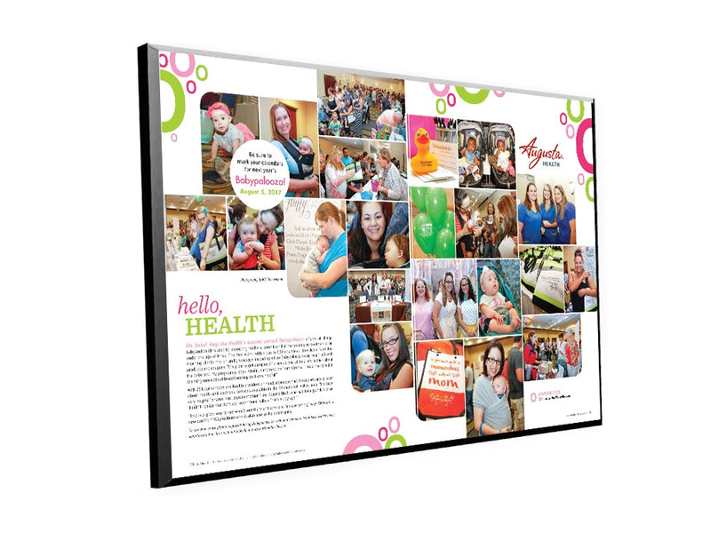 OurHealth Article Spread Plaque by NewsKeepsake