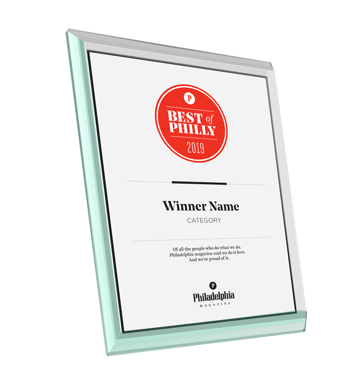 <em>Philadelphia</em> magazine Best of Philly Award - Glass by NewsKeepsake