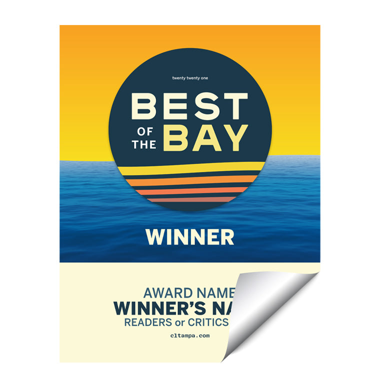 CL Tampa Bay Best of the Bay | Window Decal
