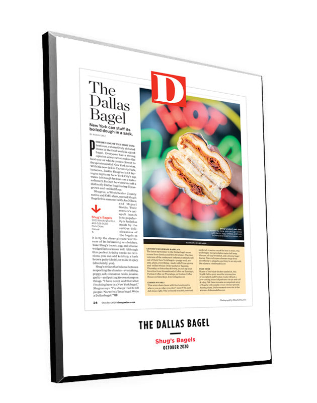 D Magazine Single-Page Article Plaques by NewsKeepsake