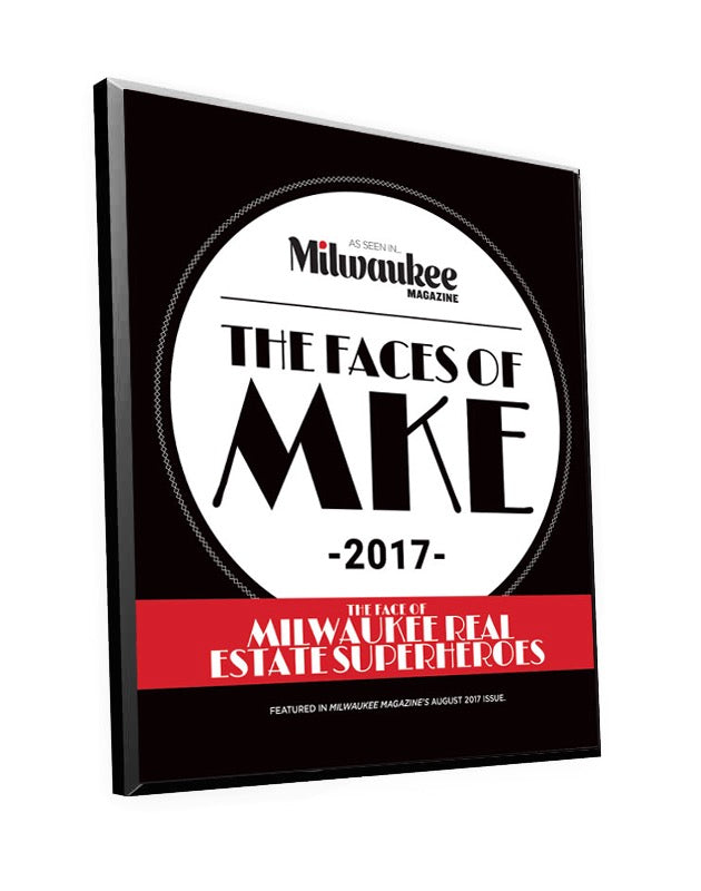 Milwaukee Magazine "FACES of MKE" Decal Plaques & Window Cling by NewsKeepsake