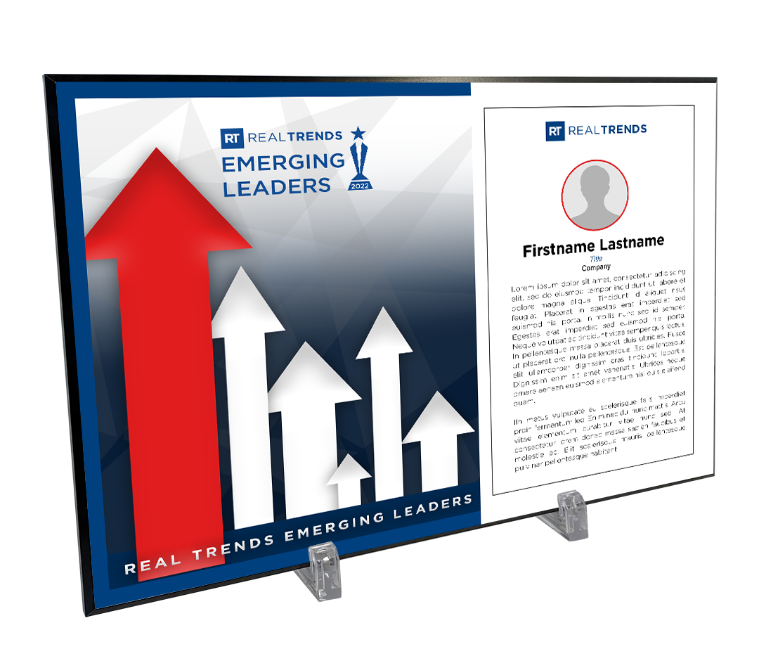 HousingWire Editorial Award Programs Profile Spread Plaques