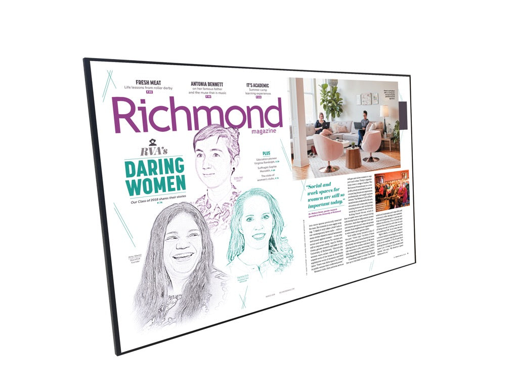 Richmond Magazine Cover / Article Plaque by NewsKeepsake