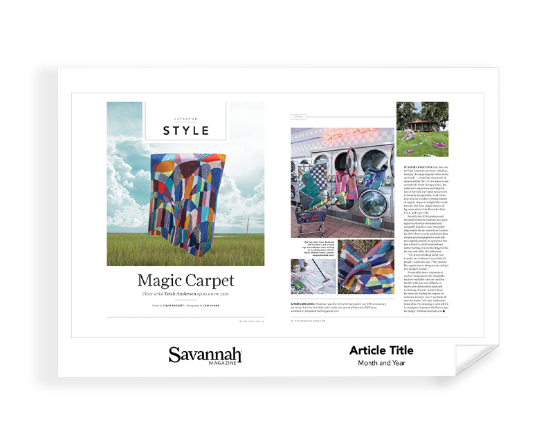 Savannah Magazine Article - Archival Reprint